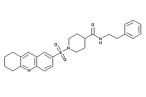N-phenethyl-1-(5,6,7,8-tetrahydroacridin-2-ylsulfonyl)isonipecotamide