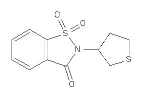 1,1-diketo-2-tetrahydrothiophen-3-yl-1,2-benzothiazol-3-one