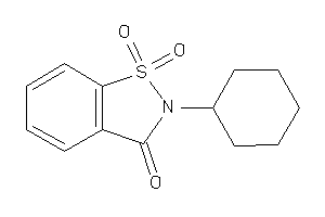 2-cyclohexyl-1,1-diketo-1,2-benzothiazol-3-one
