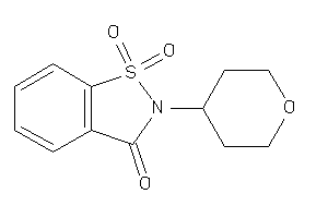 Image of 1,1-diketo-2-tetrahydropyran-4-yl-1,2-benzothiazol-3-one