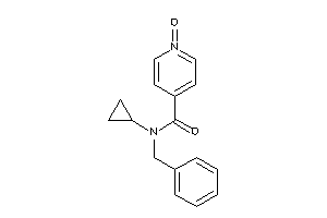 N-benzyl-N-cyclopropyl-1-keto-isonicotinamide