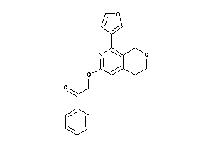 2-[[8-(3-furyl)-3,4-dihydro-1H-pyrano[3,4-c]pyridin-6-yl]oxy]-1-phenyl-ethanone
