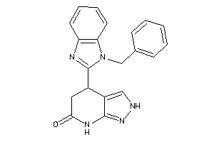 4-(1-benzylbenzimidazol-2-yl)-2,4,5,7-tetrahydropyrazolo[3,4-b]pyridin-6-one