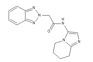 2-(benzotriazol-2-yl)-N-(5,6,7,8-tetrahydroimidazo[1,2-a]pyridin-3-yl)acetamide