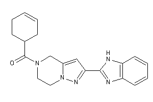 [2-(1H-benzimidazol-2-yl)-6,7-dihydro-4H-pyrazolo[1,5-a]pyrazin-5-yl]-cyclohex-3-en-1-yl-methanone