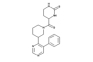 [3-(5-phenylpyrimidin-4-yl)piperidino]-(2-thioxohexahydropyrimidin-4-yl)methanone
