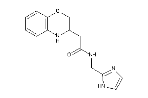 2-(3,4-dihydro-2H-1,4-benzoxazin-3-yl)-N-(1H-imidazol-2-ylmethyl)acetamide