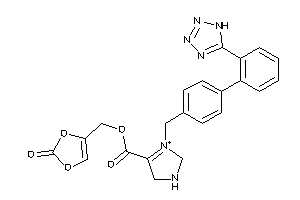 Image of 3-[4-[2-(1H-tetrazol-5-yl)phenyl]benzyl]-3-imidazolin-3-ium-4-carboxylic Acid (2-keto-1,3-dioxol-4-yl)methyl Ester