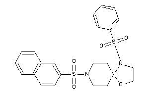 1-besyl-8-(2-naphthylsulfonyl)-4-oxa-1,8-diazaspiro[4.5]decane