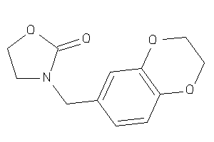 3-(2,3-dihydro-1,4-benzodioxin-6-ylmethyl)oxazolidin-2-one