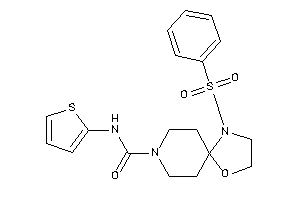 1-besyl-N-(2-thienyl)-4-oxa-1,8-diazaspiro[4.5]decane-8-carboxamide