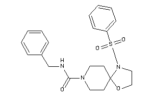 N-benzyl-1-besyl-4-oxa-1,8-diazaspiro[4.5]decane-8-carboxamide