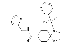 1-besyl-N-(2-thenyl)-4-oxa-1,8-diazaspiro[4.5]decane-8-carboxamide