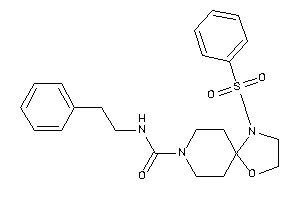 1-besyl-N-phenethyl-4-oxa-1,8-diazaspiro[4.5]decane-8-carboxamide