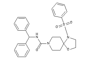 N-benzhydryl-1-besyl-4-oxa-1,8-diazaspiro[4.5]decane-8-carboxamide