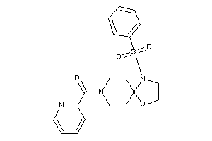 (1-besyl-4-oxa-1,8-diazaspiro[4.5]decan-8-yl)-(2-pyridyl)methanone