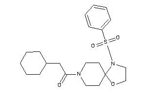 1-(1-besyl-4-oxa-1,8-diazaspiro[4.5]decan-8-yl)-2-cyclohexyl-ethanone