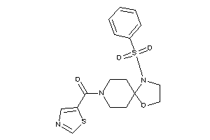 (1-besyl-4-oxa-1,8-diazaspiro[4.5]decan-8-yl)-thiazol-5-yl-methanone