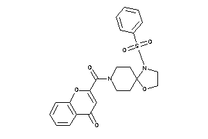 2-(1-besyl-4-oxa-1,8-diazaspiro[4.5]decane-8-carbonyl)chromone