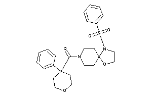 (1-besyl-4-oxa-1,8-diazaspiro[4.5]decan-8-yl)-(4-phenyltetrahydropyran-4-yl)methanone