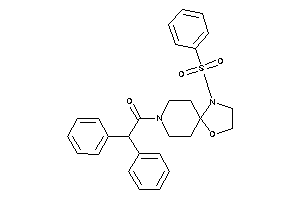 1-(1-besyl-4-oxa-1,8-diazaspiro[4.5]decan-8-yl)-2,2-diphenyl-ethanone