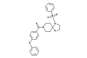 (1-besyl-4-oxa-1,8-diazaspiro[4.5]decan-8-yl)-(4-phenoxyphenyl)methanone