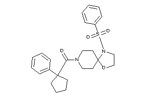 (1-besyl-4-oxa-1,8-diazaspiro[4.5]decan-8-yl)-(1-phenylcyclopentyl)methanone