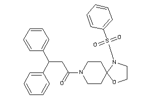 1-(1-besyl-4-oxa-1,8-diazaspiro[4.5]decan-8-yl)-3,3-diphenyl-propan-1-one