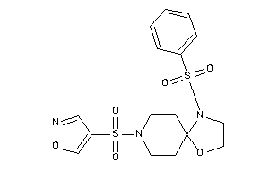 1-besyl-8-isoxazol-4-ylsulfonyl-4-oxa-1,8-diazaspiro[4.5]decane