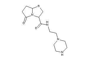 5-keto-N-(2-piperazinoethyl)-3,6,7,7a-tetrahydro-2H-pyrrolo[2,1-b]thiazole-3-carboxamide