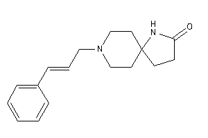 8-cinnamyl-4,8-diazaspiro[4.5]decan-3-one