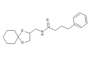 N-(1,4-dioxaspiro[4.5]decan-3-ylmethyl)-4-phenyl-butyramide