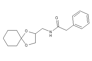 N-(1,4-dioxaspiro[4.5]decan-3-ylmethyl)-2-phenyl-acetamide