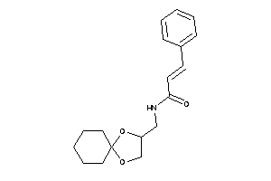 N-(1,4-dioxaspiro[4.5]decan-3-ylmethyl)-3-phenyl-acrylamide