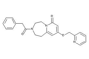 3-(2-phenylacetyl)-9-(2-pyridylmethoxy)-1,2,4,5-tetrahydropyrido[2,1-g][1,4]diazepin-7-one