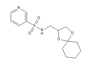 N-(1,4-dioxaspiro[4.5]decan-3-ylmethyl)pyridine-3-sulfonamide
