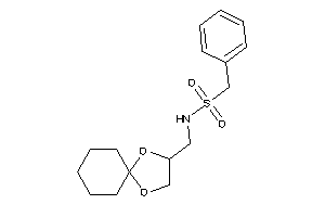 N-(1,4-dioxaspiro[4.5]decan-3-ylmethyl)-1-phenyl-methanesulfonamide