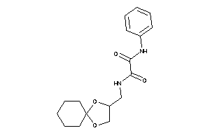 N-(1,4-dioxaspiro[4.5]decan-3-ylmethyl)-N'-phenyl-oxamide