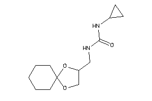 1-cyclopropyl-3-(1,4-dioxaspiro[4.5]decan-3-ylmethyl)urea