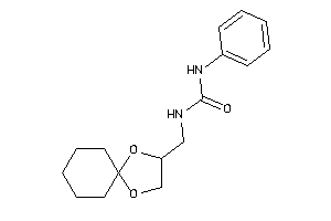 1-(1,4-dioxaspiro[4.5]decan-3-ylmethyl)-3-phenyl-urea