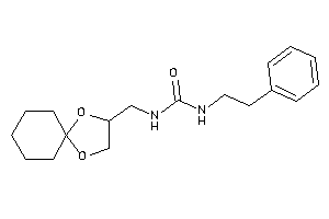 1-(1,4-dioxaspiro[4.5]decan-3-ylmethyl)-3-phenethyl-urea