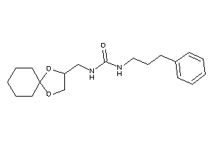 1-(1,4-dioxaspiro[4.5]decan-3-ylmethyl)-3-(3-phenylpropyl)urea