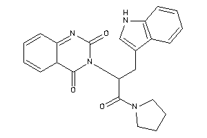 3-[1-(1H-indol-3-ylmethyl)-2-keto-2-pyrrolidino-ethyl]-4aH-quinazoline-2,4-quinone