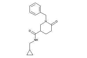 1-benzyl-N-(cyclopropylmethyl)-6-keto-nipecotamide