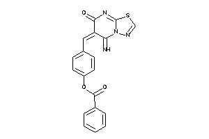 Benzoic Acid [4-[(5-imino-7-keto-[1,3,4]thiadiazolo[3,2-a]pyrimidin-6-ylidene)methyl]phenyl] Ester