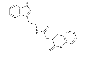 N-[2-(1H-indol-3-yl)ethyl]-2-(2-ketochroman-3-yl)acetamide