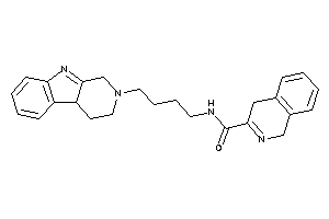 Image of N-[4-(1,3,4,4a-tetrahydro-$b-carbolin-2-yl)butyl]-1,4-dihydroisoquinoline-3-carboxamide