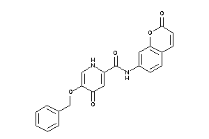 5-benzoxy-4-keto-N-(2-ketochromen-7-yl)-1H-pyridine-2-carboxamide