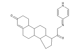 17-[2-(1H-pyridin-4-ylideneamino)acetyl]-1,2,6,7,8,9,10,11,12,13,14,15,16,17-tetradecahydrocyclopenta[a]phenanthren-3-one