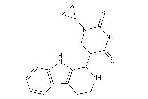Image of 1-cyclopropyl-5-(2,3,4,9-tetrahydro-1H-$b-carbolin-1-yl)-2-thioxo-hexahydropyrimidin-4-one
